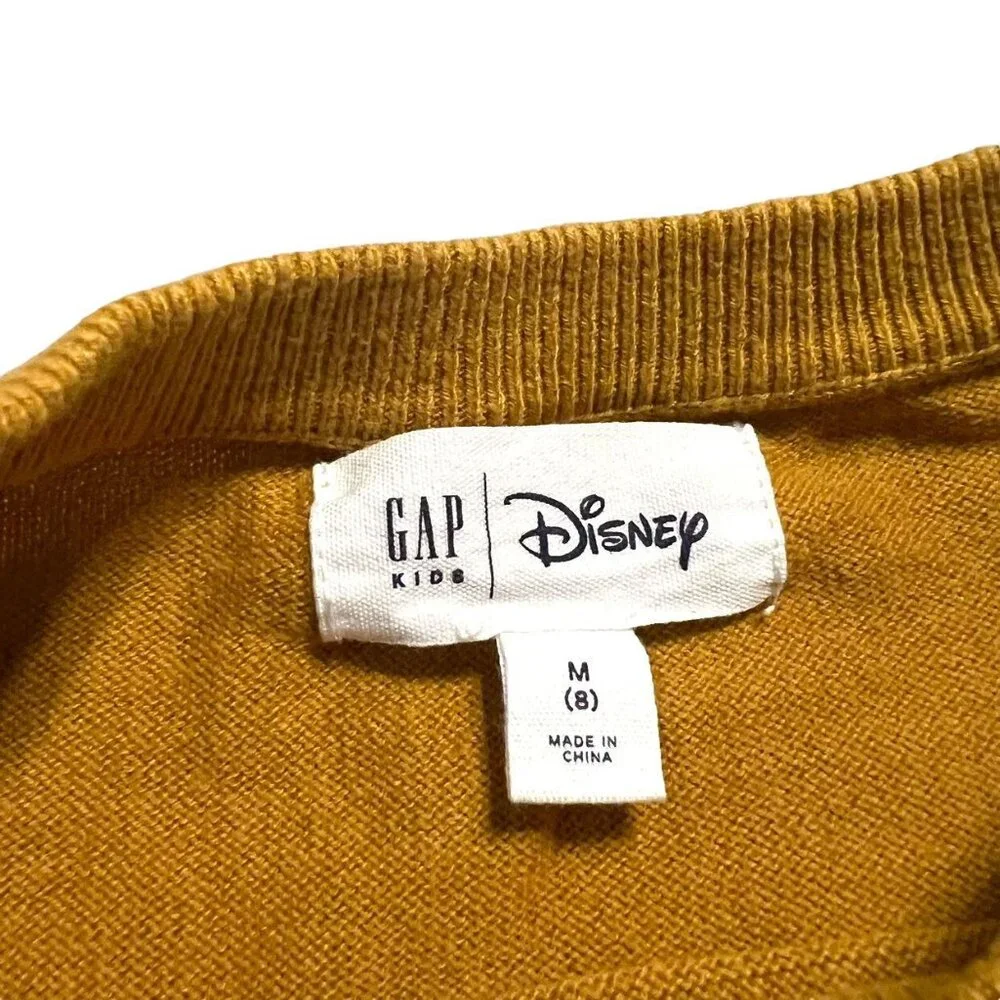 Gap Kids + Disney M (8Y) Mickey Mouse Intarsia Sweater